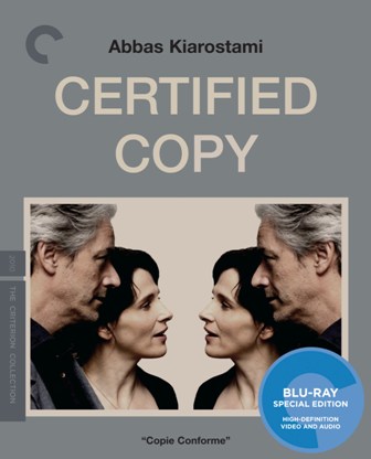 Certified Copy was released on Criterion Blu-ray and DVD on May 22, 2012
